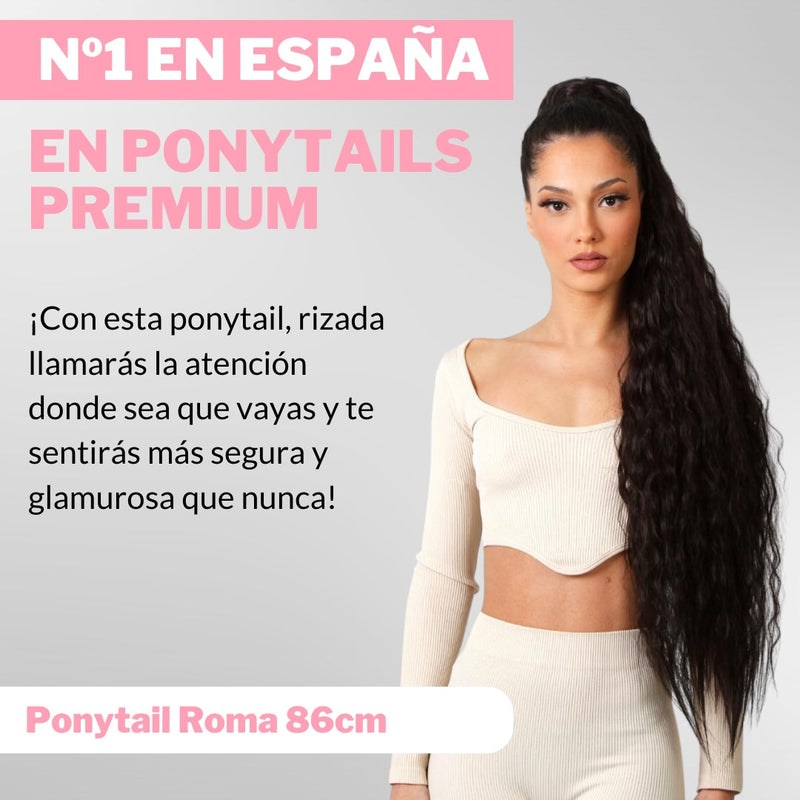 Ponytail Roma 86cm Rizada