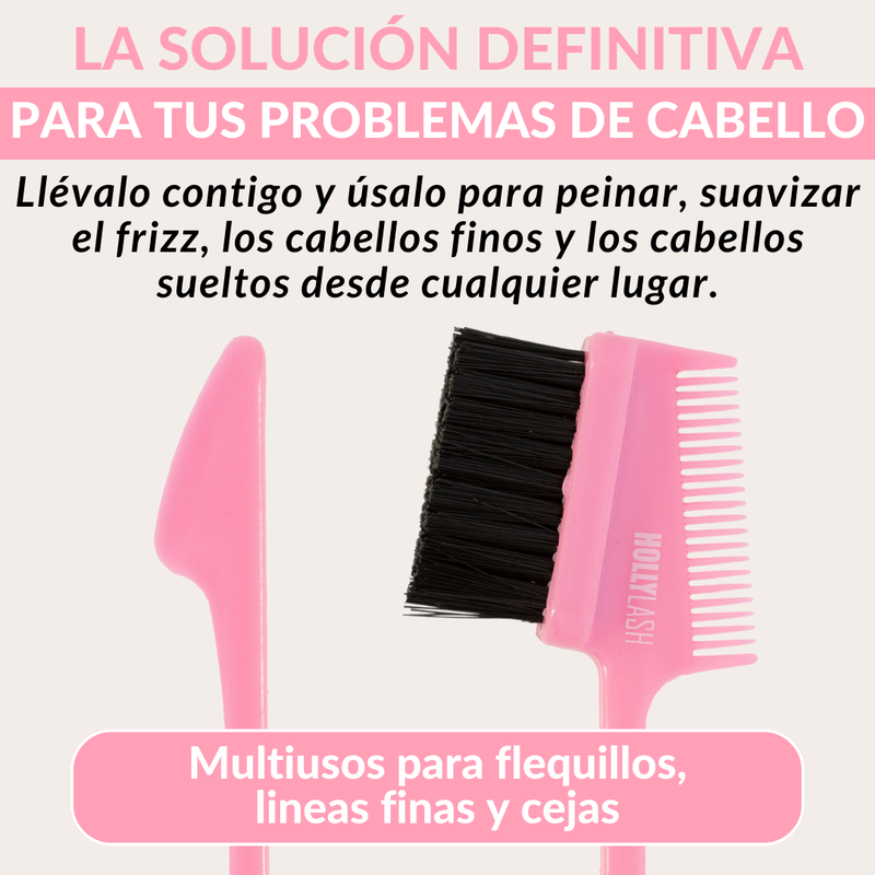 Cepillo Antifrizz Doble Acción - Rosa