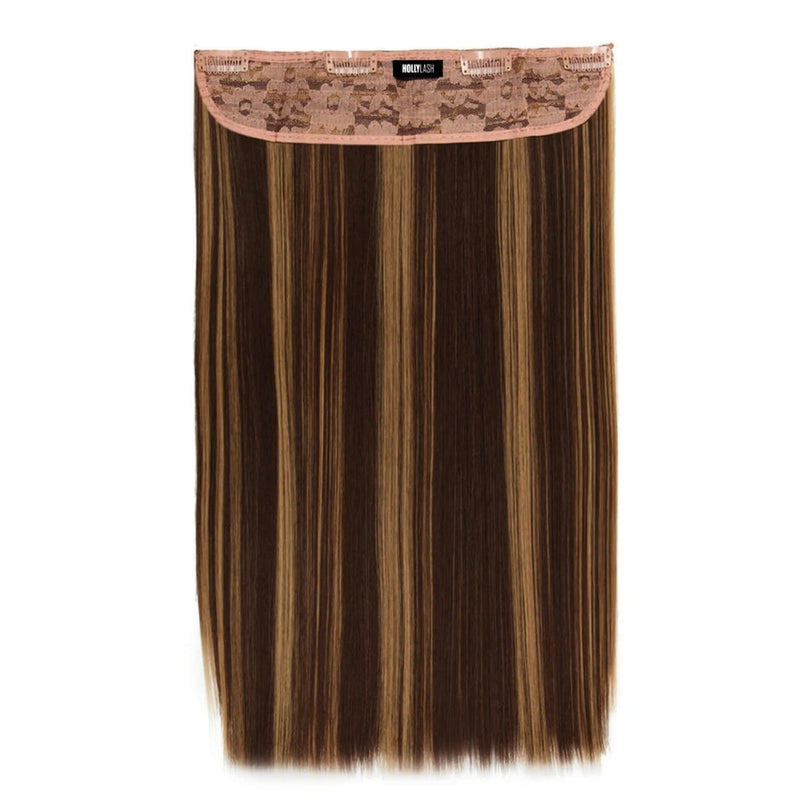 Extensiones Lisas Con Hilo Invisible y clips 45cm