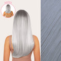 Extensiones Lisas Con Hilo Invisible y clips 45cm