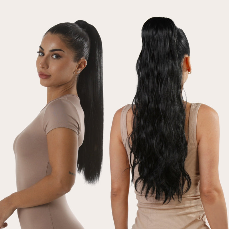 ¡SOLO HOY! OFERTA LIMITADA PONYTAIL 2X1 *INCLUYE COLA LISA Y ONDULADA*