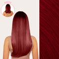 Extensiones Lisas Con Hilo Invisible y clips 45cm