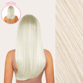 Extensiones Lisas Con Hilo Invisible y clips 45cm